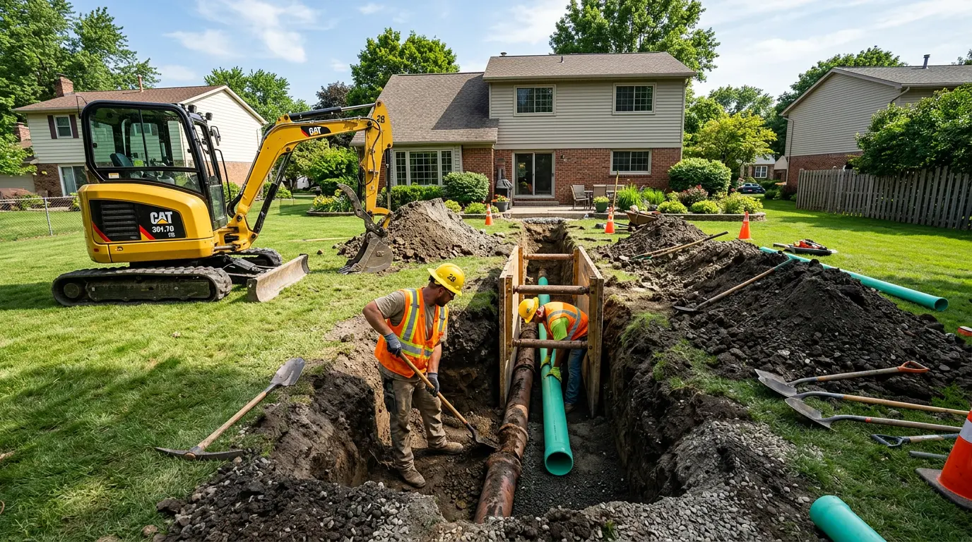 Sewer Line Replacement in Northbrook, OH